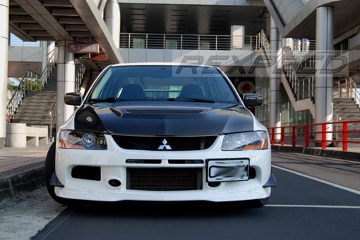 Rexpeed Carbon Fiber Canards Mitsubishi Evo 9 2005 - 2007 | R04 - JDMuscleCanardsR04