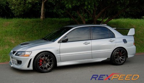 Rexpeed Carbon Fiber Fuel Cap Cover Mitsubishi EVO 7 - 9 2001 - 2007 | R43 - JDMuscleExterior GarnishesR43
