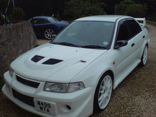 Rexpeed Carbon Fiber Ganador Style Mirrors Mitsubishi Evo 2004 - 2006 | R45 - JDMuscleAftermarket MirrorsR45