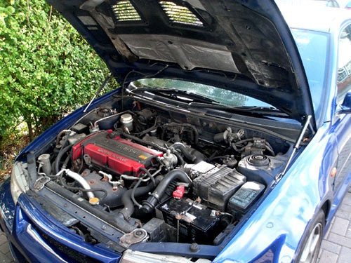Rexpeed Carbon Fiber Hood Dampers Mitsubishi Evo 2004 - 2006 | R49 - JDMuscleHood DampersR49