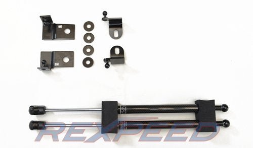 Rexpeed Carbon Fiber Hood Dampers Subaru BRZ 2013+ | FR01 - JDMuscleHood DampersREXFR01