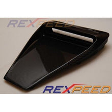 Rexpeed Carbon Fiber Hood Scoop Vent Type-1 Mitsubishi Evo X 2008-2015 | R132 - JDMuscleHood Scoops / VentsREX R132
