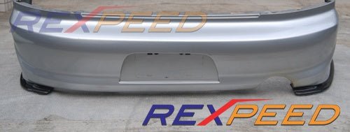 Rexpeed Carbon Fiber Rear Bumper Extension USDM Mitsubishi EVO 8 - 9 2003 - 2007 | R114 - JDMuscleRear LipsR114