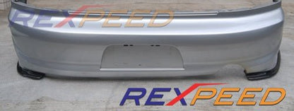 Rexpeed Carbon Fiber Rear Bumper Extension USDM Mitsubishi EVO 8 - 9 2003 - 2007 | R114 - JDMuscleRear LipsR114
