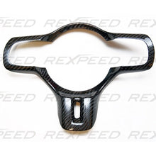 Rexpeed Carbon Fiber Steering Wheel Cover Mitsubishi Evo X 2008-2015 | R165 - JDMuscleTrim KitsREX R165
