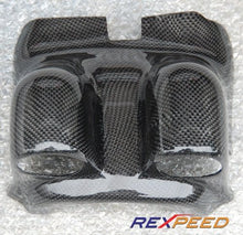 Rexpeed Carbon Fiber Steering Wheel Gauge Pod Dual Mitsubishi EVO 7 - 9 2001 - 2007 | R66 - JDMusclePodsR66
