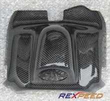Rexpeed Carbon Fiber Steering Wheel Gauge Pod Single Mitsubishi EVO 7 - 9 2001 - 2007 | R65 - JDMusclePodsR65