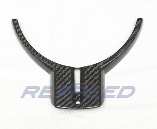 Rexpeed Carbon Fiber Steering Wheel Trim Cover Scion FR - S 2013 - 2016 / Subaru BRZ 2013+ / Toyota 86 2017+ | FR10 - JDMuscleTrim KitsFR10