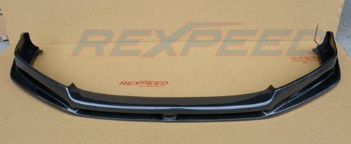 Rexpeed Carbon Fiber UX - Style Splitter Mitsubishi EVO 7 2001 - 2002 | R68 - JDMuscleFront LipsR68