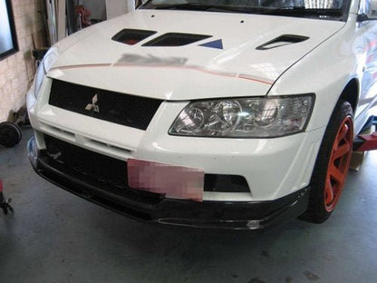 Rexpeed Carbon Fiber UX - Style Splitter Mitsubishi EVO 7 2001 - 2002 | R68 - JDMuscleFront LipsR68