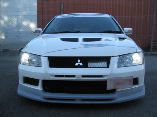 Rexpeed Carbon Fiber UX - Style Splitter Mitsubishi EVO 7 2001 - 2002 | R68 - JDMuscleFront LipsR68