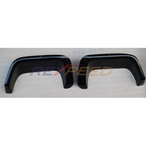 Rexpeed Carbon Fiber Varis Style Exhaust Heat Shield Pair | 2008-2014 Subaru STi Hatchback | G05 - JDMuscleExhaust Heat ShieldsREX G05