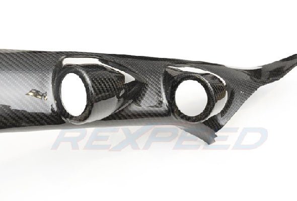 Rexpeed Carbon LHD Double Pillar Pod Mitsubishi Evo X 2008 - 2015 | R158C - JDMusclePodsR158C