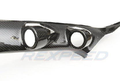 Rexpeed Carbon LHD Double Pillar Pod Mitsubishi Evo X 2008 - 2015 | R158C - JDMusclePodsR158C