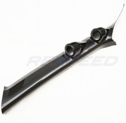 Rexpeed Carbon LHD Double Pillar Pod Mitsubishi Evo X 2008 - 2015 | R158C - JDMusclePodsR158C