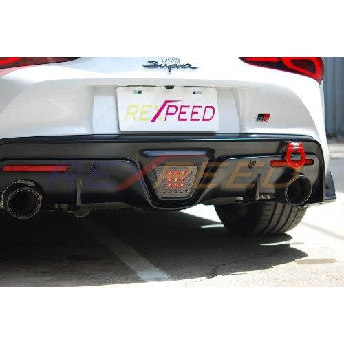 Rexpeed Carbon Reverse Light Badge | 2020 Toyota Supra (TS19G)-REX TS19G-REX TS19G-Auxiliary Brake Lighting-Rexpeed-JDMuscle