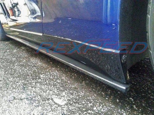Rexpeed Carbon Side Skirt Extensions Nissan GT - R R35 2009 - 21 | N41 - JDMuscleSide SkirtsN41