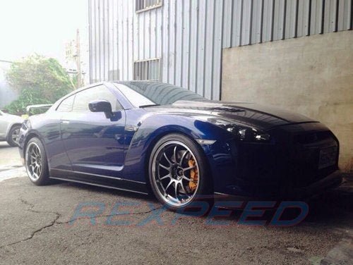 Rexpeed Carbon Side Skirt Extensions Nissan GT - R R35 2009 - 21 | N41 - JDMuscleSide SkirtsN41