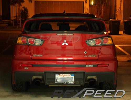 Rexpeed Carbon Trunk Spoiler Mitsubishi Evo X 2008 - 2015 | R118 - JDMuscleSpoilers and WingsR118