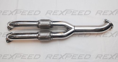 Rexpeed Catless Midpipe Nissan GT - R R35 2009 - 21 | N26 - JDMuscleExhaust Mid PipesN26