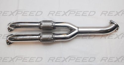 Rexpeed Catless Midpipe Nissan GT - R R35 2009 - 21 | N26 - JDMuscleExhaust Mid PipesN26