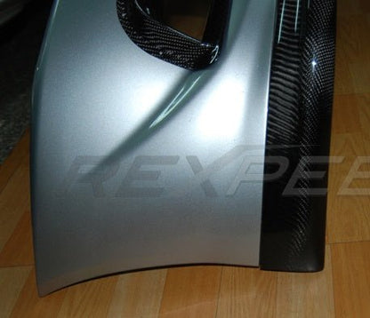 Rexpeed D - Style Carbon Front Splitter Mitsubishi Evolution 8 2003 - 2005 | R54 - JDMuscleFront Wind SplitterR54