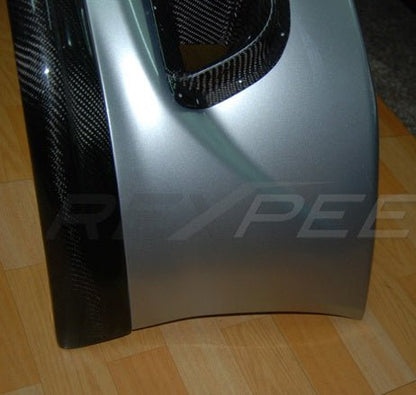 Rexpeed D - Style Carbon Front Splitter Mitsubishi Evolution 8 2003 - 2005 | R54 - JDMuscleFront Wind SplitterR54