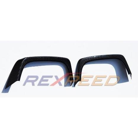 Rexpeed Dry Carbon Bumper Heat Shields | 2015-2019 Subaru WRX/STI (G54)-REX G54-REX G54-Exhaust Heat Shields-Rexpeed-JDMuscle