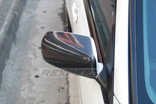 Rexpeed Dry Carbon Mirror Cover Mitsubishi EVO VIII/IX 2003 - 2007 | R15 - JDMuscleAftermarket MirrorsR15