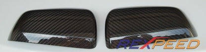 Rexpeed Dry Carbon Mirror Cover Mitsubishi Evo X 2008 - 2015 | R83 - JDMuscleAftermarket MirrorsR83