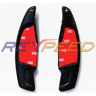 Rexpeed Dry Carbon Shift Paddle Extensions | 2020 Toyota Supra (TS15)-REX TS15-REX TS15-Interior Accessories-Rexpeed-JDMuscle