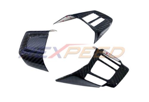 Rexpeed Dry Carbon Steering Wheel Cover - Version B WRX 2015+ / STi 2015+ | G37 - B - JDMuscleTrim KitsG37-B