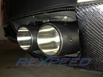 Rexpeed Dry Carbon Tips Nissan GTR R35 2009 - 21 | N27 - JDMuscleExhaust Tips and SilencersN27