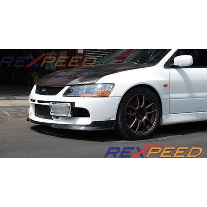 Rexpeed Evo 9 MR SE Carbon Splitter | 2005-2007 Mitsubishi Evo 9 (REX R126)-REX R126-REX R126-Front Wind Splitter-Rexpeed-JDMuscle