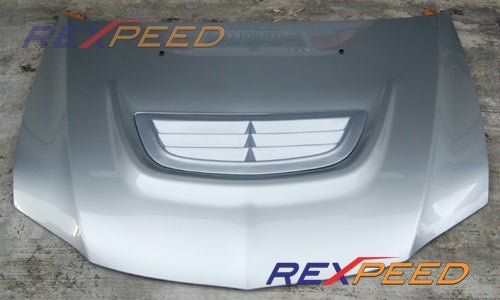 Rexpeed Fiberglass Bonnet Vent Mitsubishi EVO 9 2006 - 2007 | R80 - JDMuscleHood Scoops / VentsR80