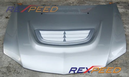Rexpeed Fiberglass Bonnet Vent Mitsubishi EVO 9 2006 - 2007 | R80 - JDMuscleHood Scoops / VentsR80