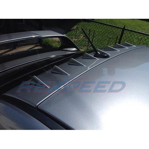 Rexpeed Flat Roof Painted Vortex Generators Mitsubishi Evo X 2008-2015 | R182-Parent / R183-Parent - JDMuscleDiffusers and Vortex GeneratorsREX R182-X135x6cmGloss Black