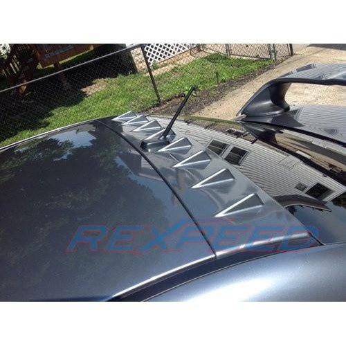 Rexpeed Flat Roof Painted Vortex Generators Mitsubishi Evo X 2008-2015 | R182-Parent / R183-Parent - JDMuscleDiffusers and Vortex GeneratorsREX R182-X135x6cmGloss Black