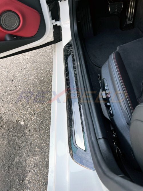 Rexpeed Forged Carbon Door Sill Cover 20 - 26 Toyota Supra GR - JDMuscleTrim KitsGloss