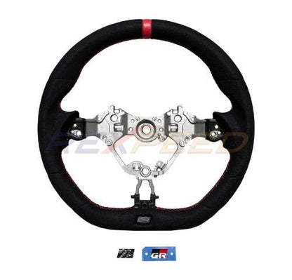 Rexpeed GR86 / BRZ 2022+ Black Suede Steering Wheel | FR82 - JDMuscleSteering WheelsFR82