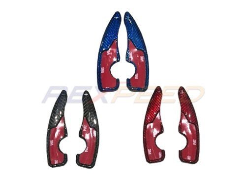 Rexpeed GR86 / BRZ 2022+ Dry Carbon Shift Paddles Extension | Blue | FR59B - JDMuscleShifter AccessoriesFR59B