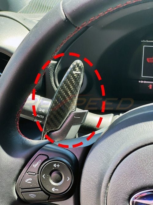 Rexpeed GR86 / BRZ 2022+ Dry Carbon Shift Paddles Extension | Blue | FR59B - JDMuscleShifter AccessoriesFR59B