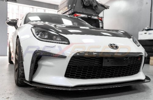 Rexpeed GR86 V4 Carbon Fiber Front Bumper Side Garnish | FR115 - JDMuscleExterior GarnishesFR115