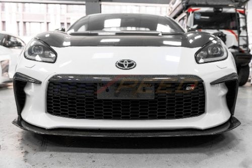 Rexpeed GR86 V4 Carbon Fiber Front License Plate + Front Nose Extension | FR116 - JDMuscleExterior GarnishesFR116