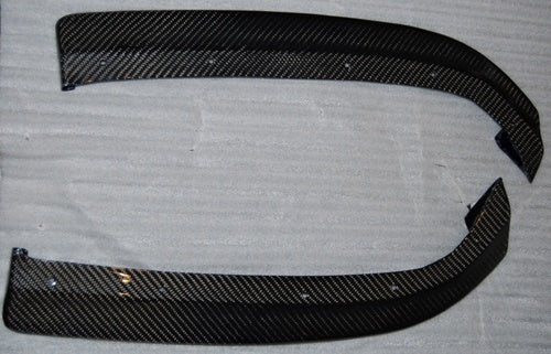 Rexpeed JDM Carbon Fiber Rear Bumper Extensions Mitsubishi EVO 7 - 8 2001 - 2005 | R62 - JDMuscleRear LipsR62