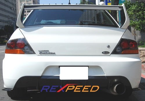 Rexpeed JDM Rear Carbon Bumper Extension Mitsubishi EVO 9 2006 | R64 - JDMuscleRear LipsR64