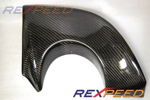 Rexpeed JDM V - Style Carbon Fiber Heat Shield Mitsubishi EVO 9 2006 - 2007 | R125 - JDMuscleExhaust Heat ShieldsR125