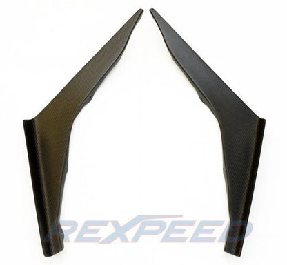 Rexpeed K - Style Carbon Canards Nissan R35 GT - R 2012 - 2016 | N43 - JDMuscleCanardsN43