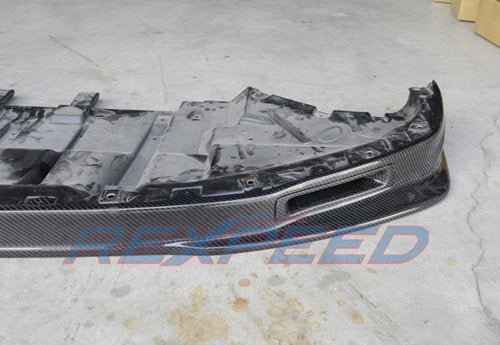 Rexpeed K - Style Splitter with Brake Ducts Nissan GTR R35 2012 - 2016 | N31B - JDMuscleFront Wind SplitterN31B