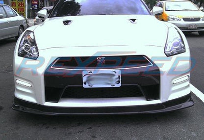 Rexpeed K - Style Splitter with Brake Ducts Nissan GTR R35 2012 - 2016 | N31B - JDMuscleFront Wind SplitterN31B